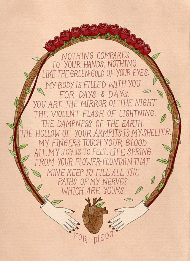 Te quiero Frida | nathalie.ie