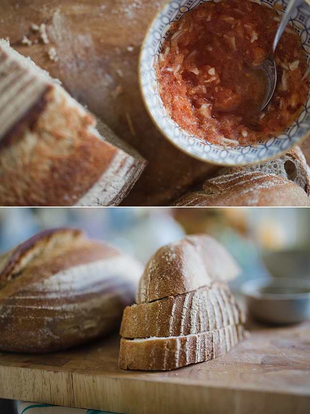 Inspired by our travels in Andalucia comes this recipe for pan con tomate, a traditional Spanish breakfast tomato bread that's tasty, healthy, quick and easy.