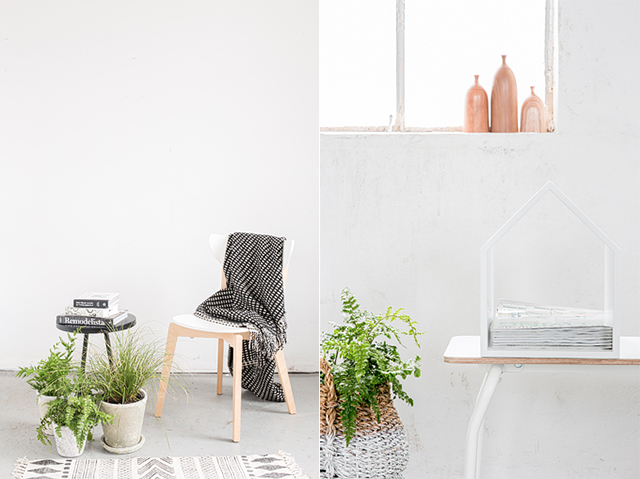 Black, white and botanicals shoot | nathalie.ie