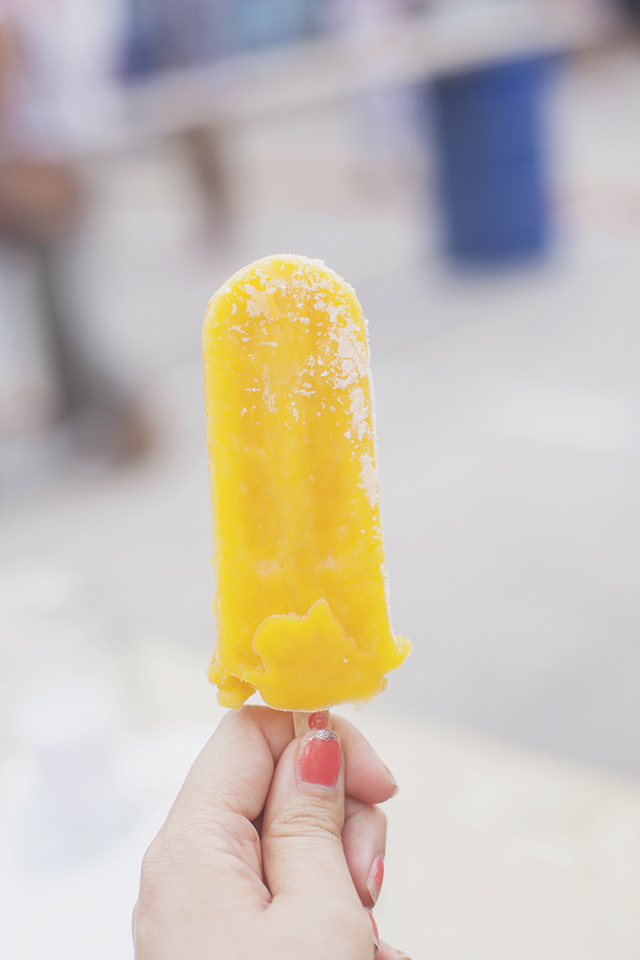 Mango Sorbet at Street Feast London | nathalie.ie