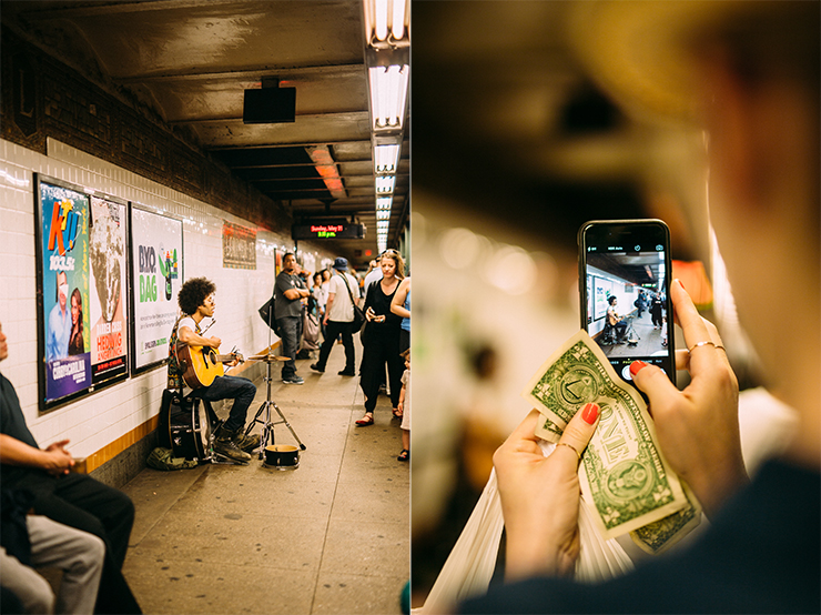 NYC subway busking | nathalie.ie
