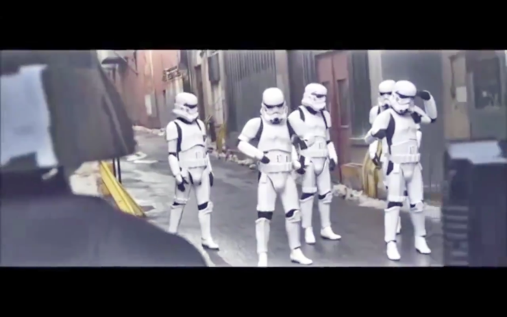 Storm troopers dancing to Single Ladies