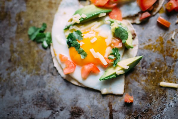 Egg and avocado breakfast tacos | nathalie.ie